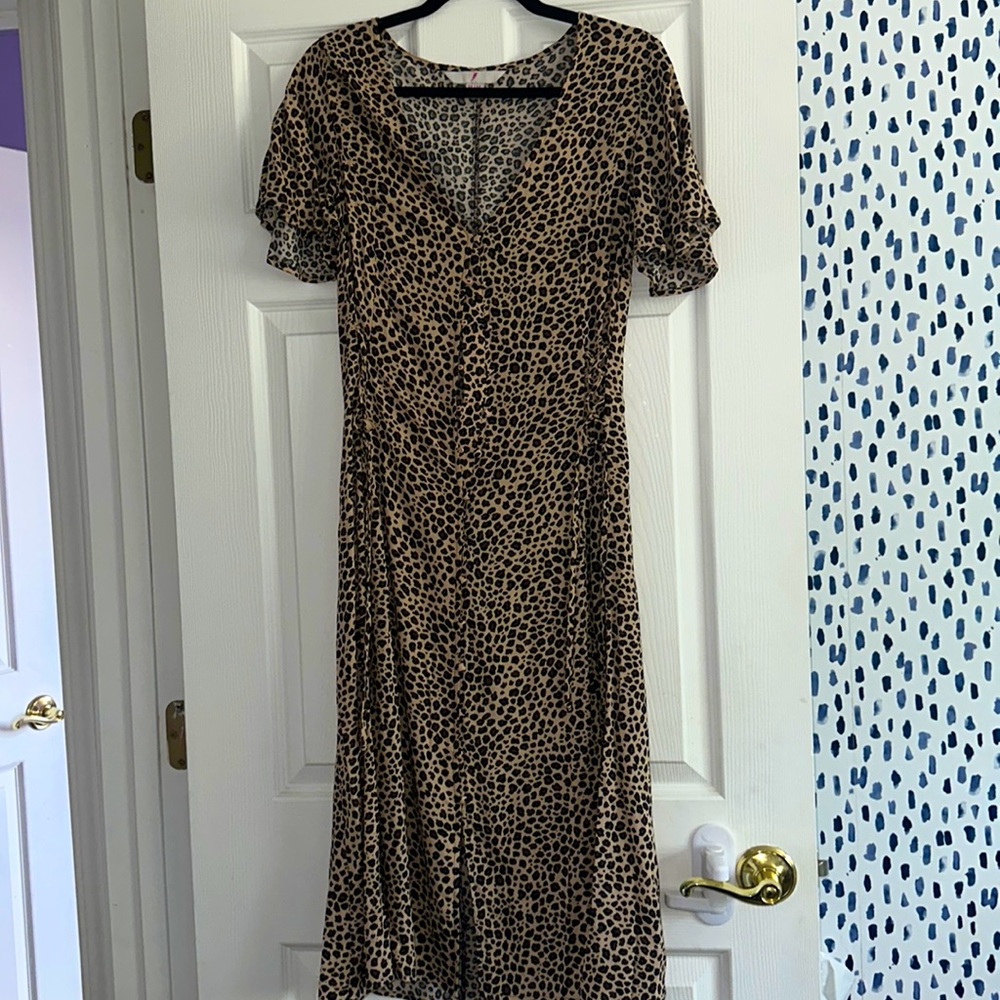 Leopard print dress